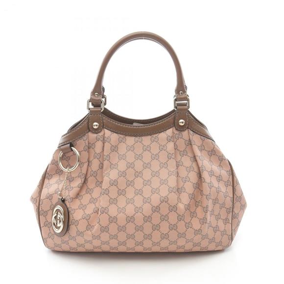 GUCCI Brown Leather Bag - Picture 1 of 11